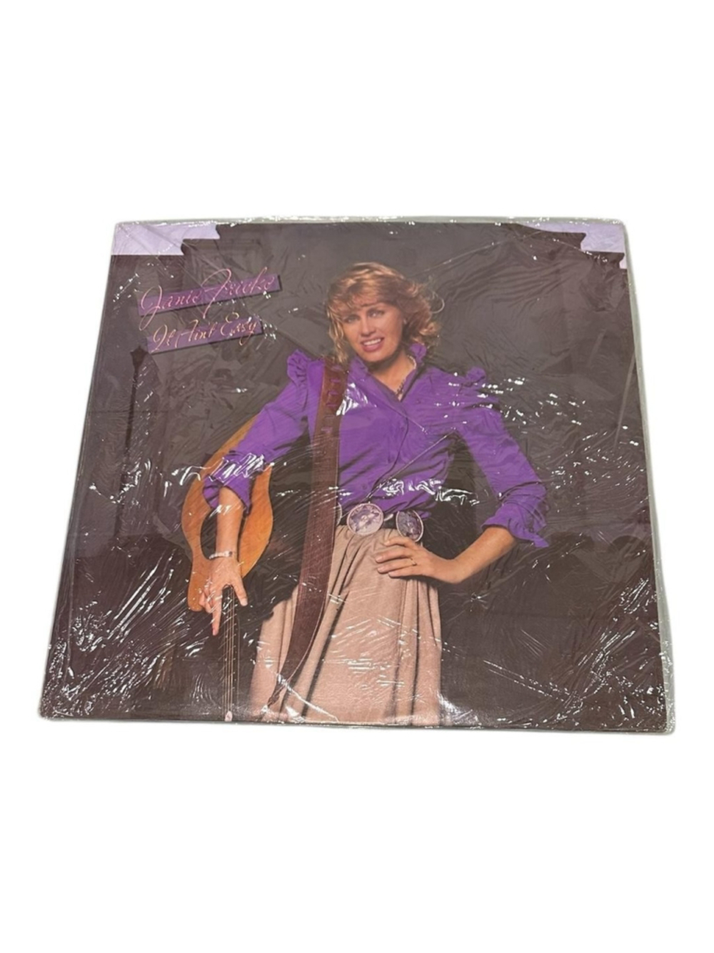 Vintage Janie Fricke Vinyl LP It Ain't Easy 1982 Columbia Country Black USA